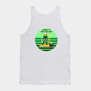 happy st pat rex day Dinosaur Tank Top